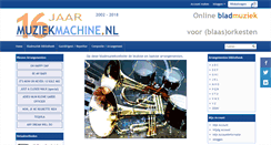 Desktop Screenshot of muziekmachine.nl